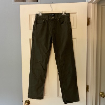 NEW Flag & Anthem Men s Dark Green Jeans Denim Size 28x30 NWOT