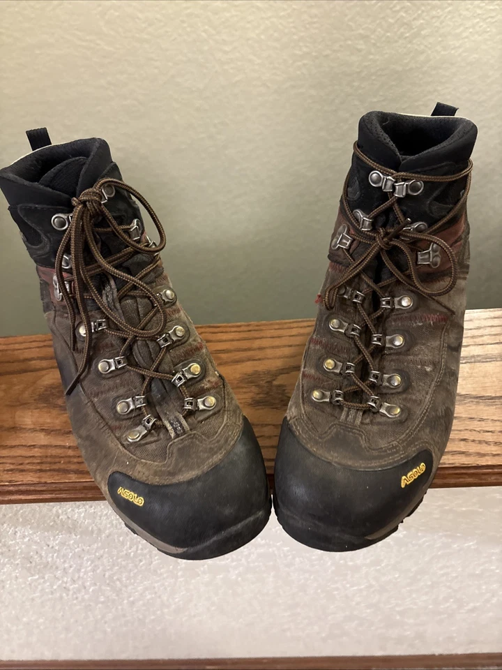 ASOLO Boots Mens SZ 13 Drifter GV Gore-Tex Hiking Mountain Vibram Euro 47 1/2 - Image 2 of 4