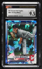 2021 Bowman Chrome Draft Sapphire Edition Doug Nikhazy CSG 9.5 Mint Plus 0h2x