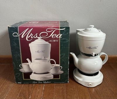 Mrs Tea by Mr. Coffee HTM1 Electric Hot Tea Maker 30oz/6 Cup w/Pot Used WORKS
