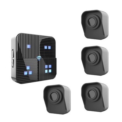 IP65 Wasserdichter Funk Einfahrt Alarm mit PIR Bewegungsmelder Melder bis 80