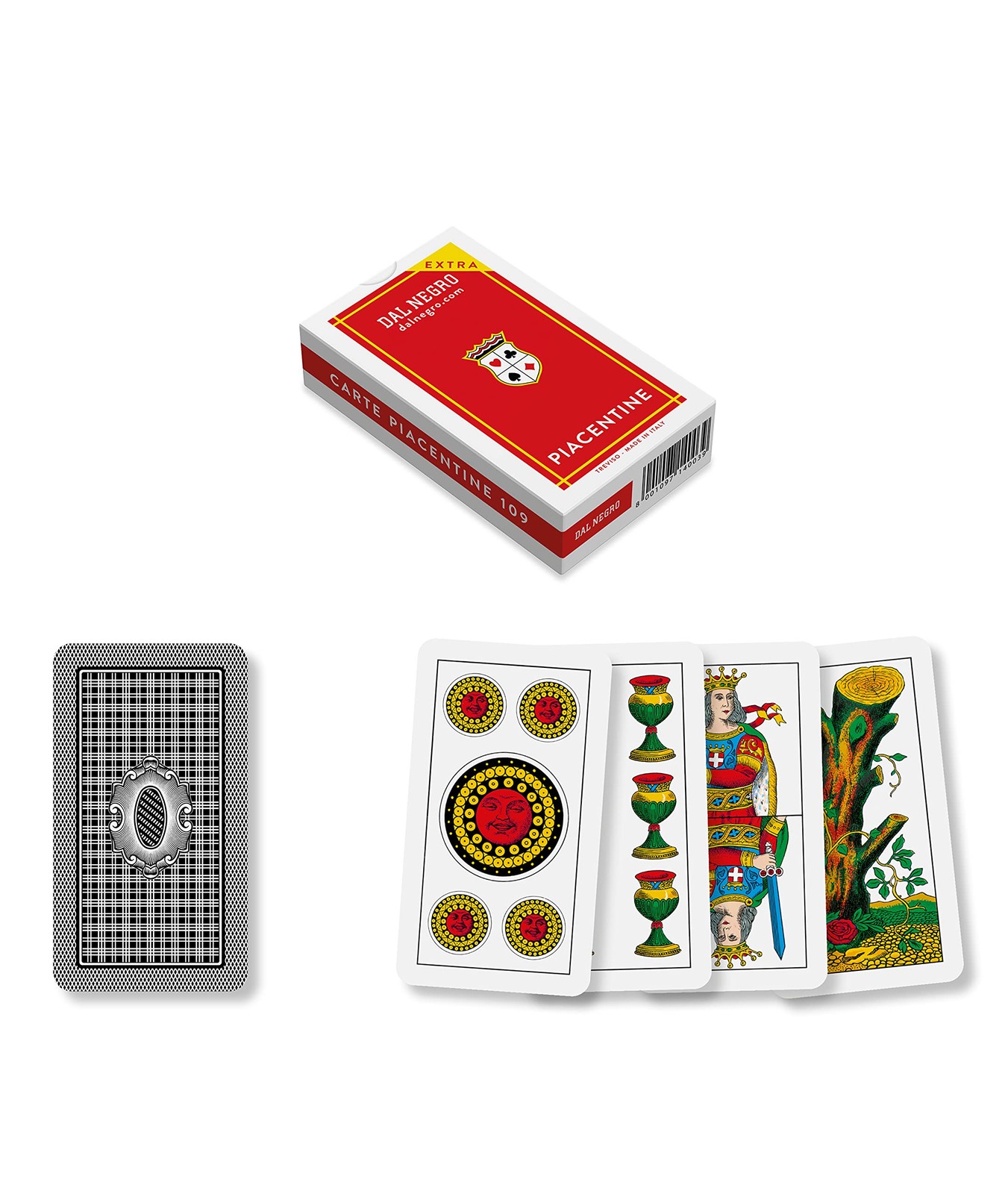 Dal Piacentine Regionalkartenspiel 40 Karten 350 g 014003 2490₽