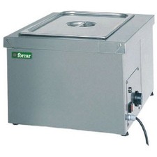 Tavola calda riscaldata a secco acciaio inox 1 GN 1/1 RS1903