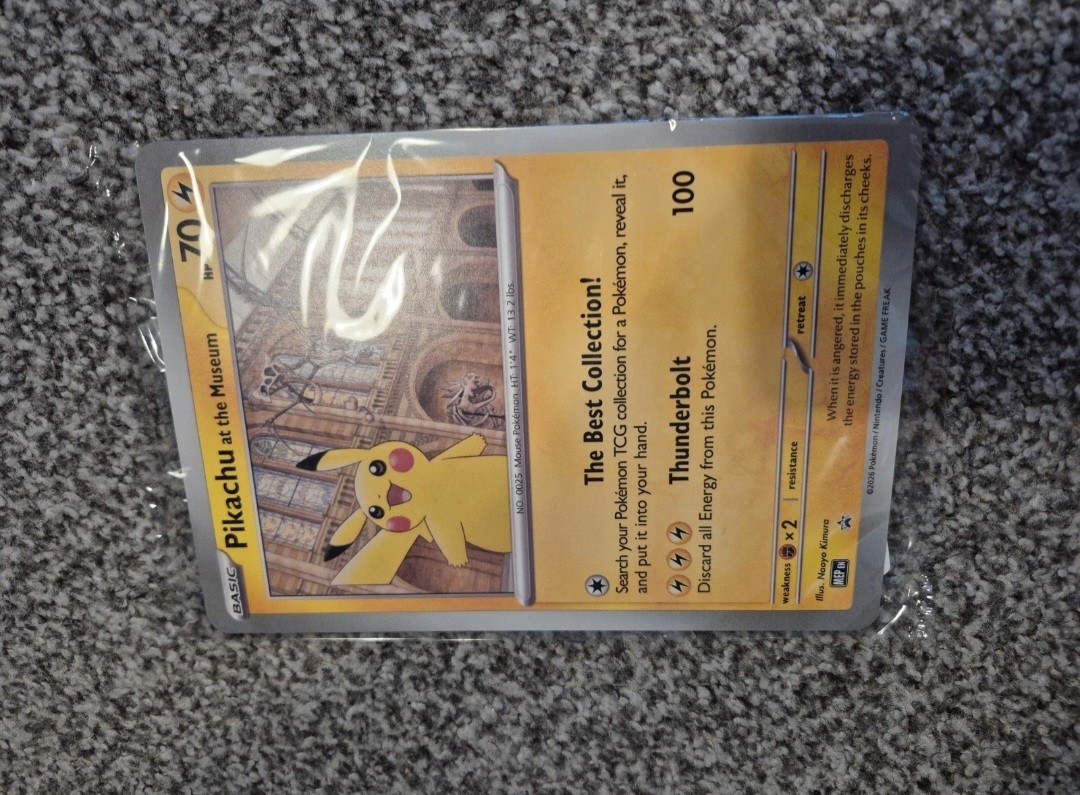 Pokemon Pikachu At The Museum Pokemon Card
