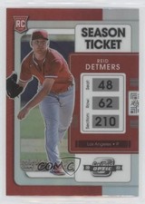 2022 Panini Chronicles Contenders Optic Holo Prizm Reid Detmers #7 0ky0