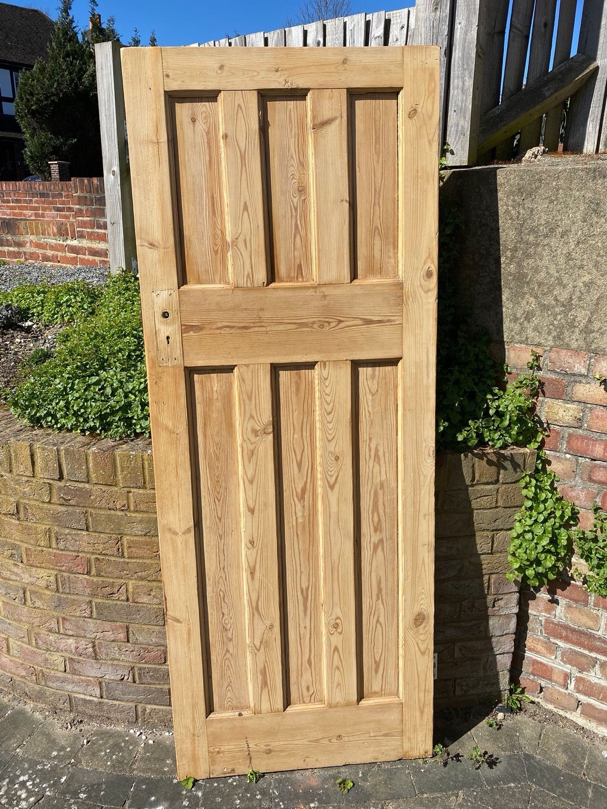 Solid Pine Wood Door x2 
