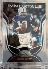 2019 Panini Certified - Immortals Johnny Unitas #116 /399