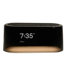  Alarm Clock with Sound Machine – Smart Alarm Clock with Light, White Black