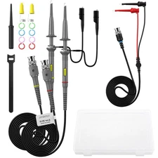 AUTOUTLET P6100 Universal Oscilloscope Probe with Accessories Kit 100MHz Osci...
