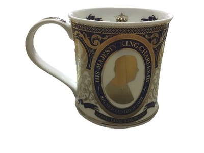 Dunoon King Charles III Krönung Tasse NEU OVP