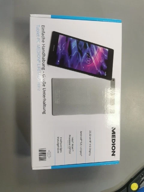 Medion Lifetab P8312, Android-Tablet, 8" HD-Multitouch-Display, unbenutzt, inOVP - Bild 4 von 4