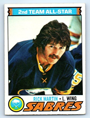 Rick Martin #180 1977 Topps card
