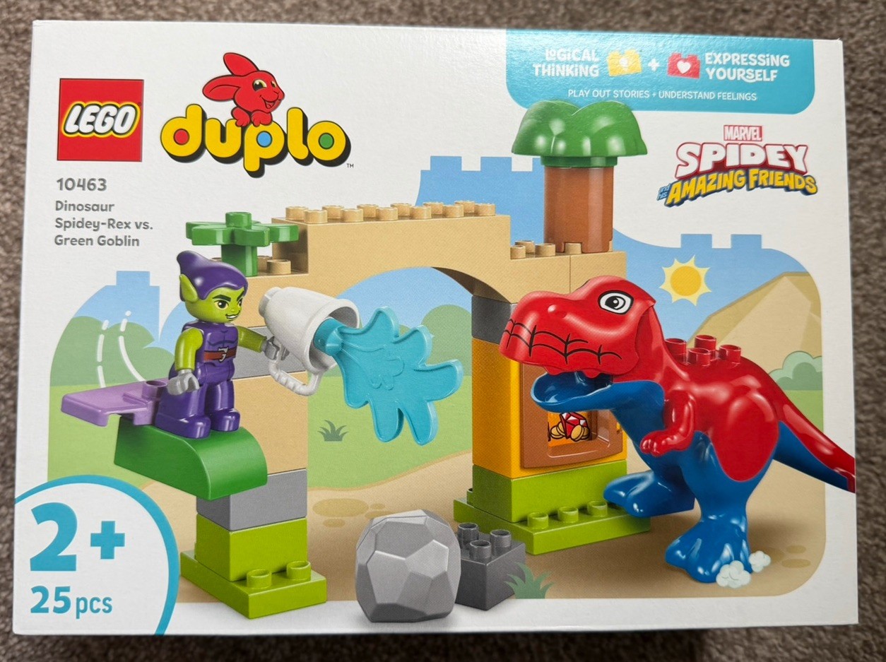 LEGO DUPLO Disney 10463 Dinosaur Spidey-Rex vs. Green Goblin Age 2+