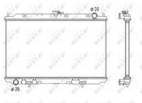 Nrf MotorküHler WasserküHler 53438 FüR Almera Tino Nissan V10 Aluminium Trail 1