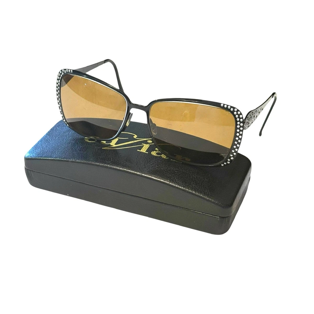 CAVIAR Black Sunglasses for Women for sale | eBay display picture 2