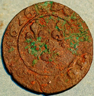 France Denier Tournois 1616 Louis XIII - Image 1 of 2