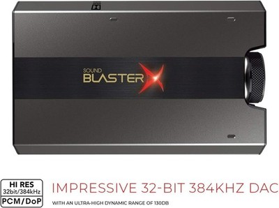 Creative Sound BlasterX G6 7.1 Hi-Res Gaming DAC Audio Card PC Mac