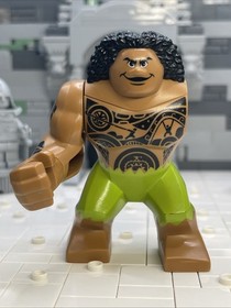 LEGO Maui Big Fig Moana Disney - Minifigure - Missing Left Arm & Hand Preowned