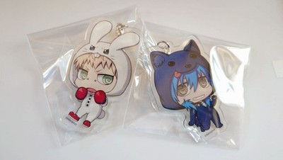 DRAMAtical Murder Acrylic Keychain Set Nitro Kira Blue Noise Used
