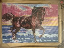 Printed needlepoint kits Tapestry Canvas 30x40 cm  Rto Horse