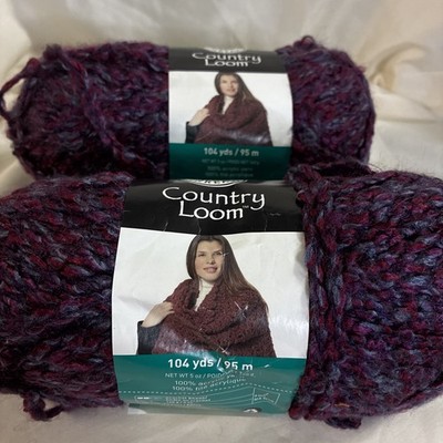 Loops & Thread COUNTRY LOOM #1430 TAPESTRY Lot of 2 S1