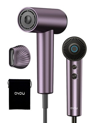 Ionic Hair Dryer, High-Speed Blow Dryer - 150,000 RPM Brushless Motor, 500 Mi...