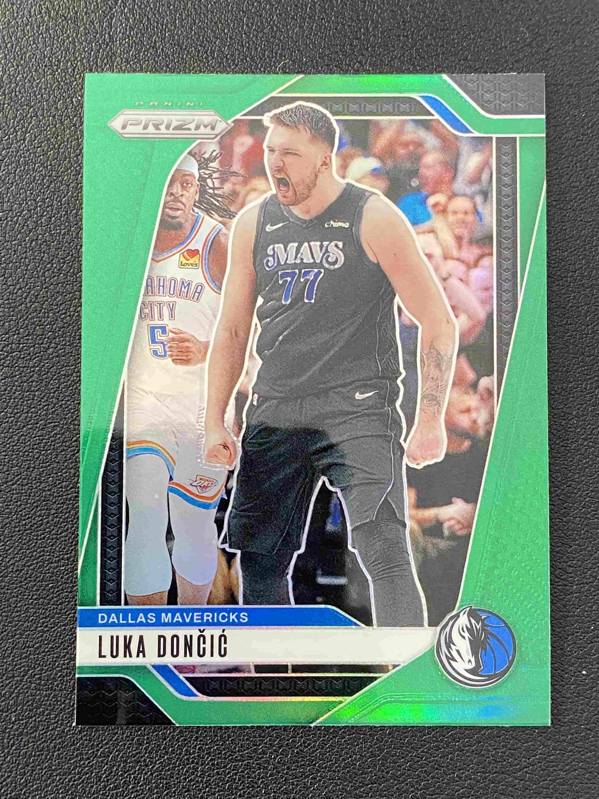 Luka Doncic 2024-25 Panini Prizm Green #89
