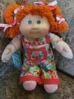 Cabbage Patch Kid With Red Hair And Blue Eyes,  Adorable.