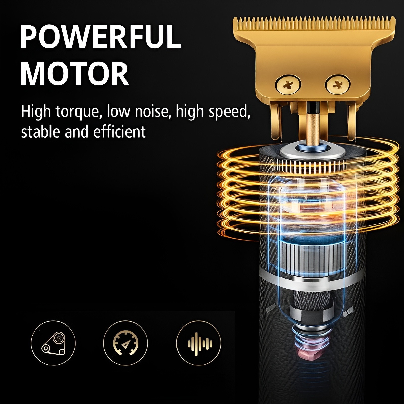 Professional Hair Clippers Cordless Trimmer Shaver Clipper Cutting Barber Beard