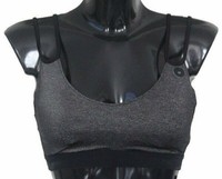 Damen Nike AA4234-010SPORT Bra Bh Indy Schwarz Metall Silver Gr. Xs 34 Neu