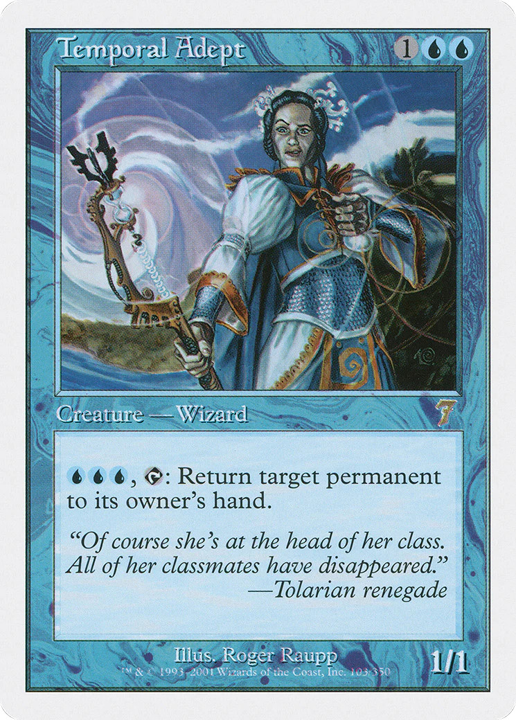 Temporal Adept [Seventh Edition] Magic MTG