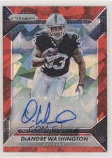 2016 Panini Prizm Rookie Red Crystals 37/75 DeAndre Washington #RA-DWS Auto 2t7