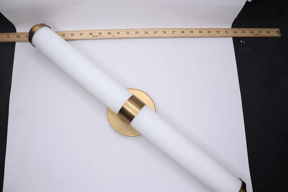 (1 paquete) Tocador LED de transición de iluminación de acceso dorado cepillado 62531LEDD-BG/OPL Foto 3 de 4