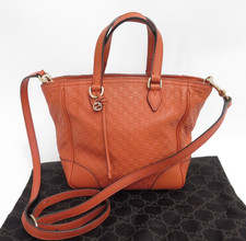 Autentica borsa a tracolla Gucci Micro GG in pelle a 2 vie I#46381