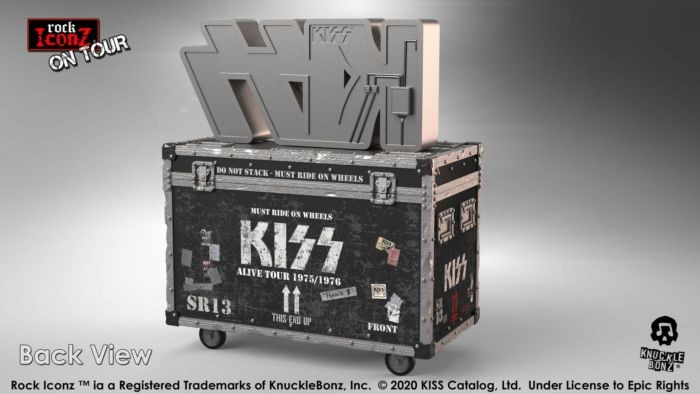 KISS Alive! Stage Sign Road Case & Stage Backdrop Rock Iconz On