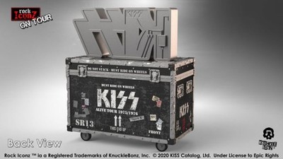 KISS Alive! Stage Sign Road Case & Stage Backdrop Rock Iconz On