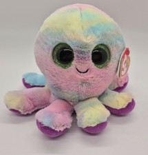 Ty Beanie Boos BUBBLES the Octopus Tie Dyed 6"