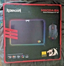 Redragon Mouse & Mousepad 2 in One Set