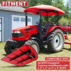 Sun Shield Tuff Top Tractor Canopy For 2" x 2" or 2" x 3" ROPS 48" X 52" Red NEW