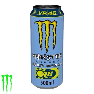 Monster Energy Drink Rossi VR46 (The Doctor zero sugar) 500 ml. NEW FLAVOR