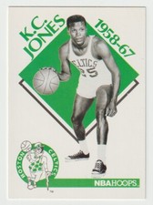 K.C. Jones - Coach - Seattle - Retro (NBA Basketball) 1990-91 Hoops # 343 Mint