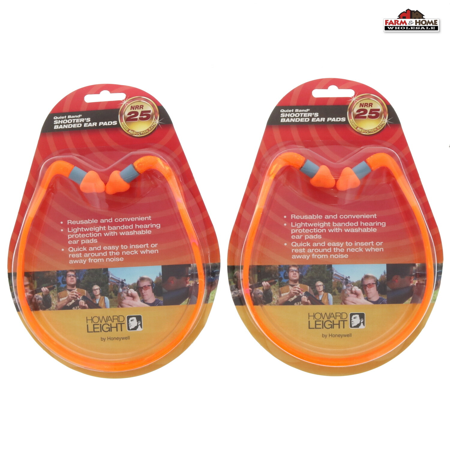 2 Howard Leight Ear Plug Band Hearing Protector New 33552015383 eBay