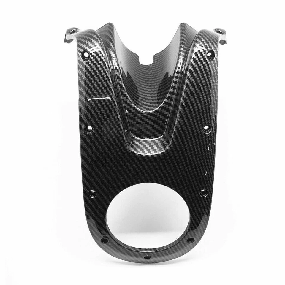 Cubierta de encendido del tanque de fibra de carbono y carenado central para Ducati 696 795 796 1100 Foto 2 de 4