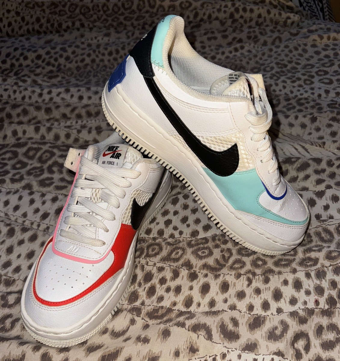 Nike Sneaker Air Force Shadow Bleached Aqua Nike Air Force Shadow