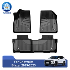 For Chevrolet Blazer 2019-2025 Floor Mat Carpet Protector TPE Rubber All Weather