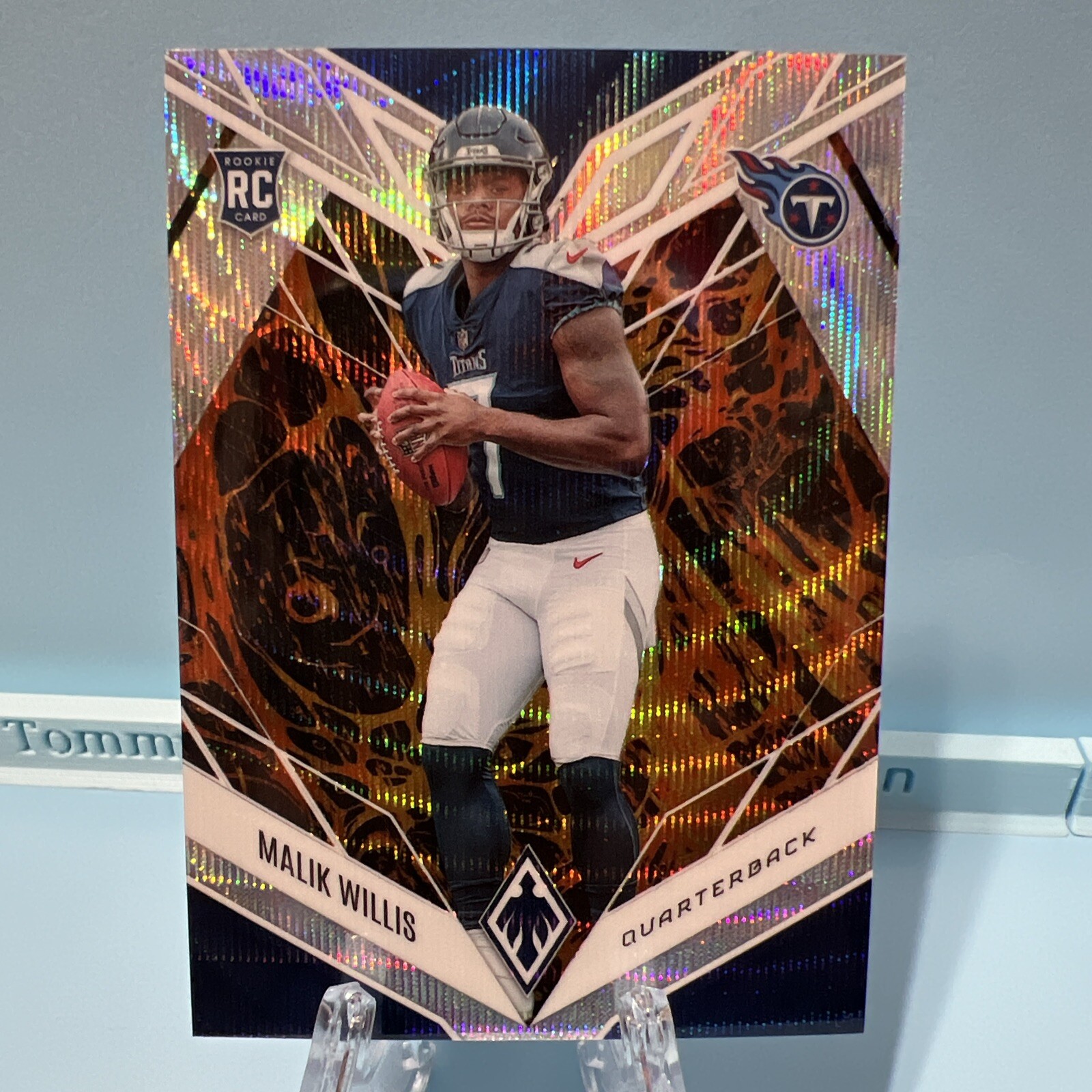 Malik Willis RC SP 2022 Phoenix Rookie Card #/175 #103 Lava Wave Parallel