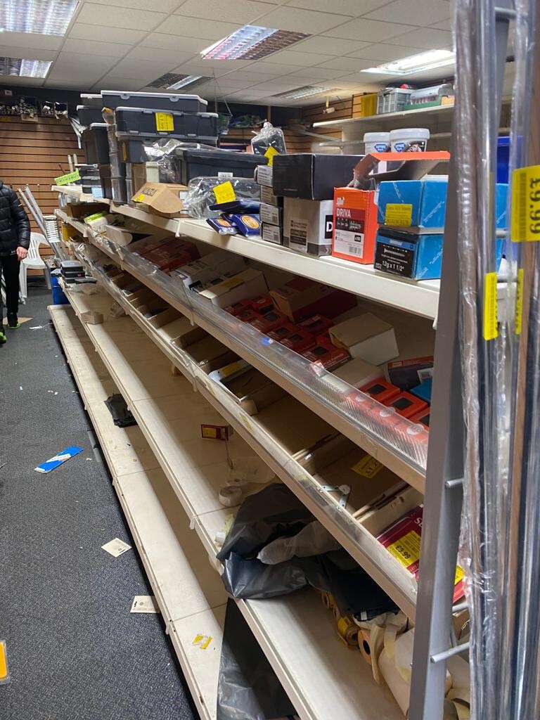 Tegometall heavy duty Shop Retail garage industrial shelving eBay