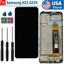 For Samsung A23 A235 SM-A235F SM-A235M LCD Display Touch Screen Digitizer +Frame