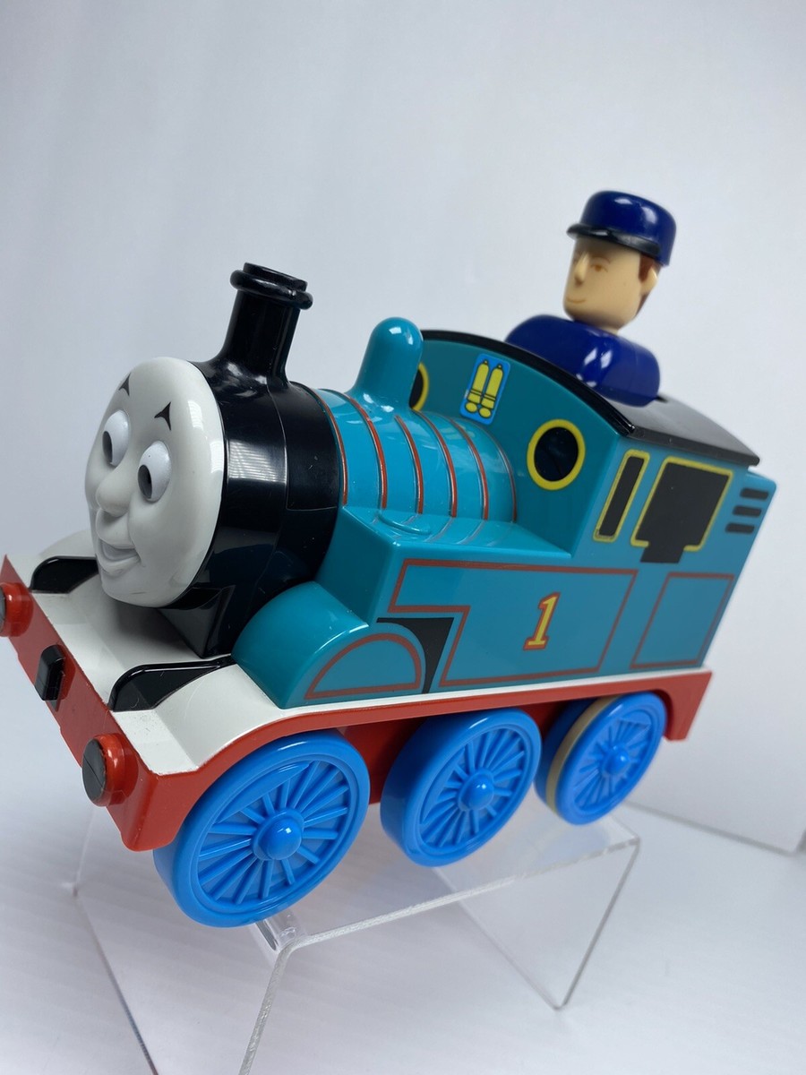トム　No1 Thomas the Tank Engine No. 1 Push n Go Train by Tomy 2004 VGUC