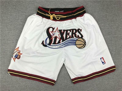 throwback 76ers shorts